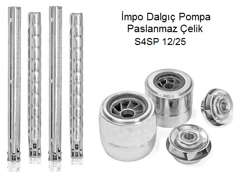 İmpo S4SP 12/25 Dalgıç Pompa